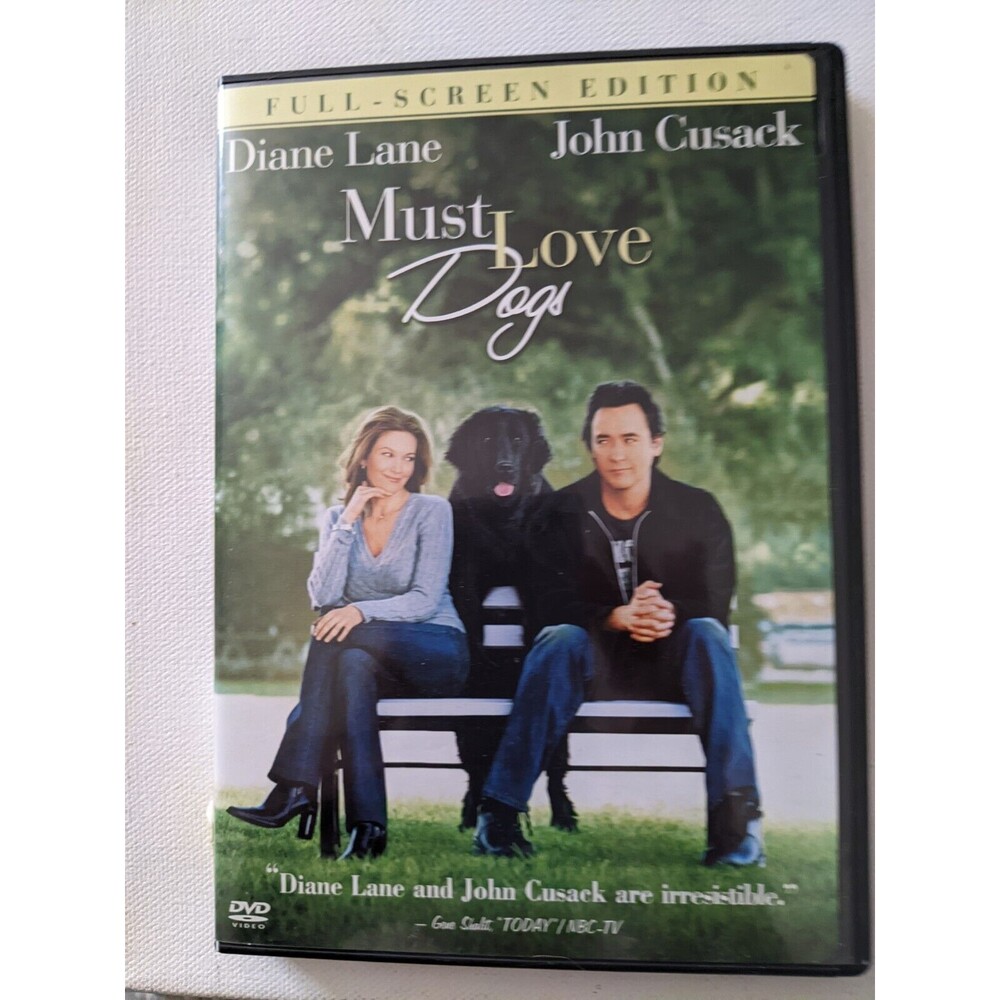 Must Love Dogs (DVD, 2005, Full Frame) John Cusack Diane Lane No Scatches